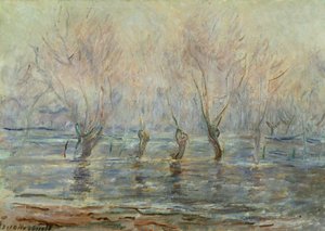 Inundación en Giverny, c.1896 de Claude Monet