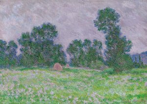 Pradera de flores en Giverny de Claude Monet