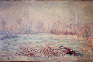 Escarcha cerca de Vétheuil (detalle) de Claude Monet