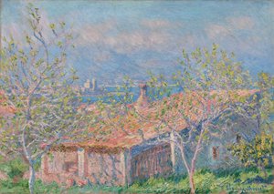 Casa de jardineros en Antibes, 1888.
