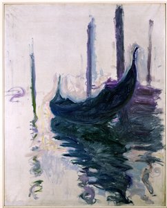 Góndolas en Venecia, 1908 de Claude Monet