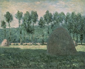 Almiar cerca de Giverny, c.1884-89 de Claude Monet