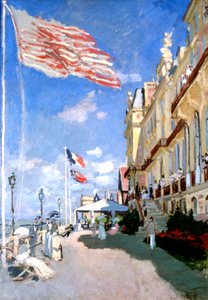 Hotel des Roches Noires, Trouville, 1870 de Claude Monet