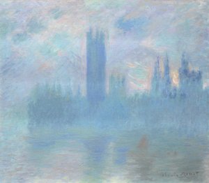 Casas del Parlamento, Londres, 1900-01 de Claude Monet
