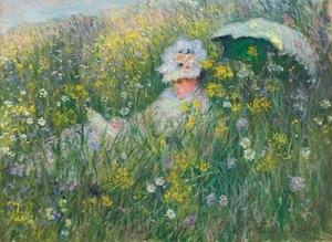 En el prado, 1876 de Claude Monet