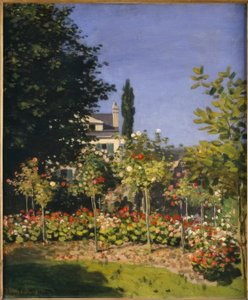Jardín en flores de Claude Monet