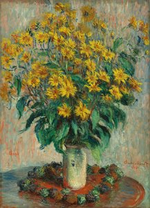 Flores de alcachofa de Jerusalén