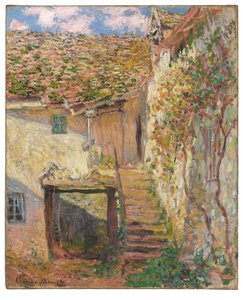 La Escalera, 1878 de Claude Monet