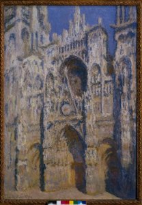La Catedral de Rouen, el portal y la torre de albane de Claude Monet