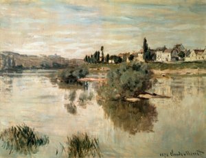 El Sena en Lavacourt de Claude Monet
