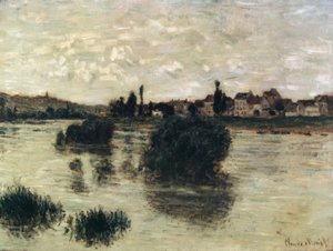 El Sena en Lavacourt de Claude Monet