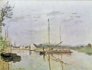 El bote, Argenteuil de Claude Monet