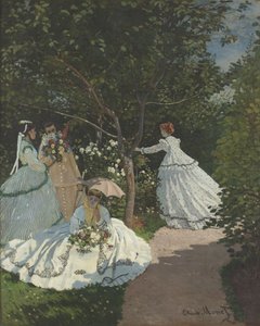 Damas en el jardín de Claude Monet