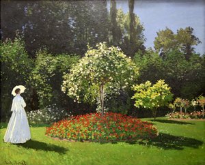 Dama en el Jardín