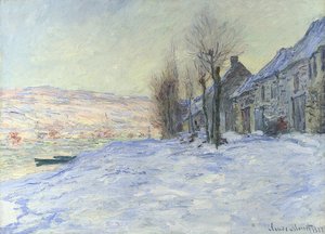 Lavacourt bajo la nieve, 1878-81 de Claude Monet