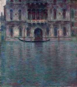 El Palacio Contarini, Venecia (Palazzo Contarini del Zaffo) de Claude Monet