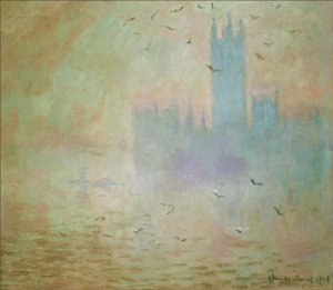 El Parlamento, Las Gaviotas de Claude Monet