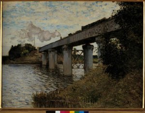 El puente del ferrocarril en Argenteuil