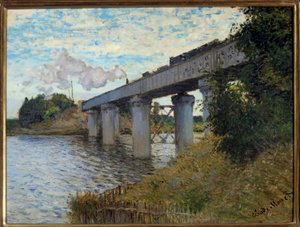 El puente del ferrocarril en Argenteuil