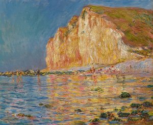 Les Petites-Dalles en marea baja, 1884 de Claude Monet