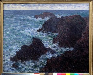 Las rocas de Belle Ile (Belle-Ile), la costa salvaje de Claude Monet
