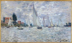 Las barcas. Regatas en Argenteuil de Claude Monet