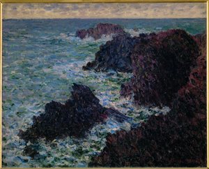 Las rocas de Belle-Ile, la costa salvaje (óleo sobre lienzo)