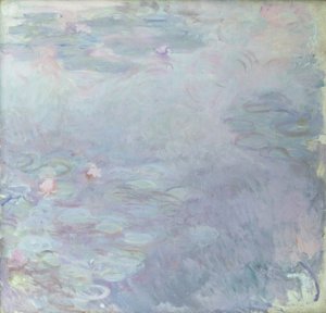 Ninfeas de color claro de Claude Monet