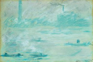 Londres, barcos en el Támesis