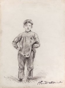 Monet - Niño en el campo, 1857, 2013.985 de Claude Monet
