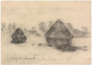 Monet - Montones de trigo, 1891, 2013.986 de Claude Monet