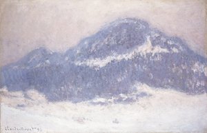 Mont Kolsaas, Clima Nebuloso, 1895 de Claude Monet