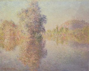 Mañana en el Sena en Giverny de Claude Monet