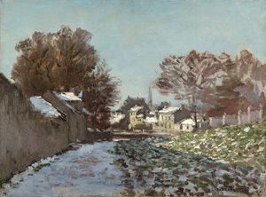 Nieve en Argenteuil de Claude Monet