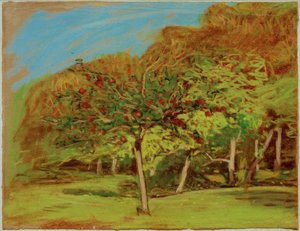 Árboles frutales de Claude Monet