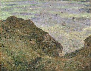 En el acantilado de Pourville de Claude Monet