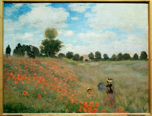 Amapolas, cerca de Argenteuil de Claude Monet
