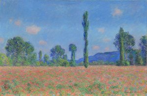 Campo de amapolas (Giverny) de Claude Monet