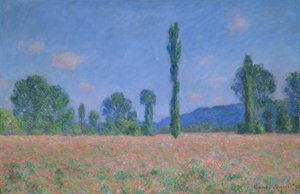 Campo de amapolas (Giverny) de Claude Monet