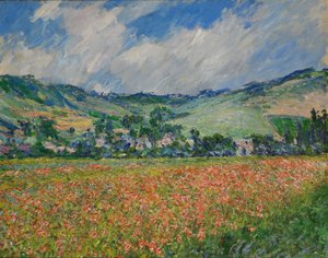 Campo de amapolas en Giverny, 1885