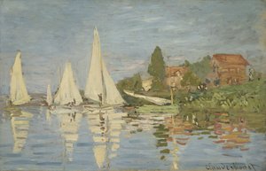 Regatas en Argenteuil de Claude Monet