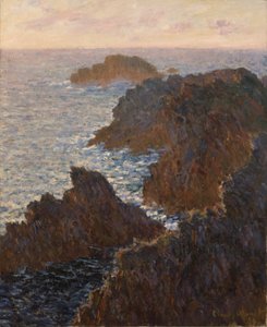 Rocas de Belle-Isle, Port-Domois de Claude Monet