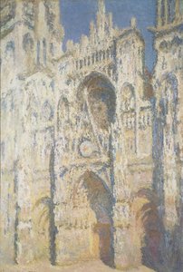 Catedral de Rouen a plena luz del sol: Armonía en azul y oro, 1894 de Claude Monet