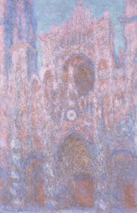 Catedral de Ruán al sol poniente (Sinfonía en gris y negro) 1892-94 (óleo sobre lienzo) de Claude Monet