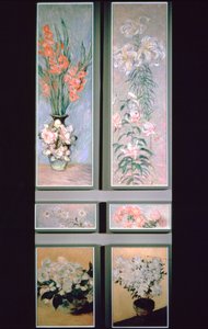 Conjunto de paneles de puerta de Claude Monet