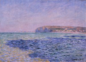 Sombras en el mar. Los acantilados en Pourville, 1882 de Claude Monet