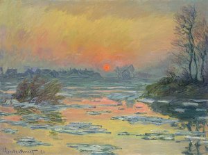Puesta de Sol sobre el Sena