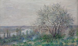 Estado de ánimo primaveral en Vétheuil de Claude Monet