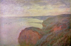 Acantilados empinados cerca de Dieppe, 1897 de Claude Monet