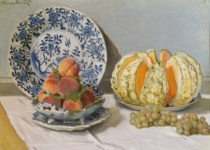 Naturaleza muerta con melón. 1872